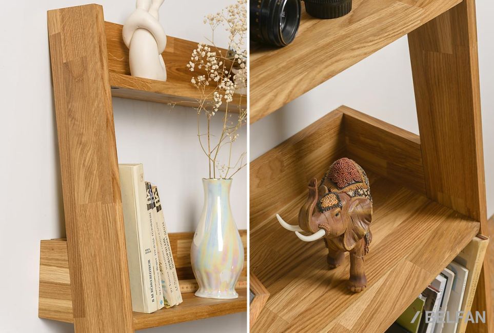 Стеллаж "Ирвинг" массив дуба 5