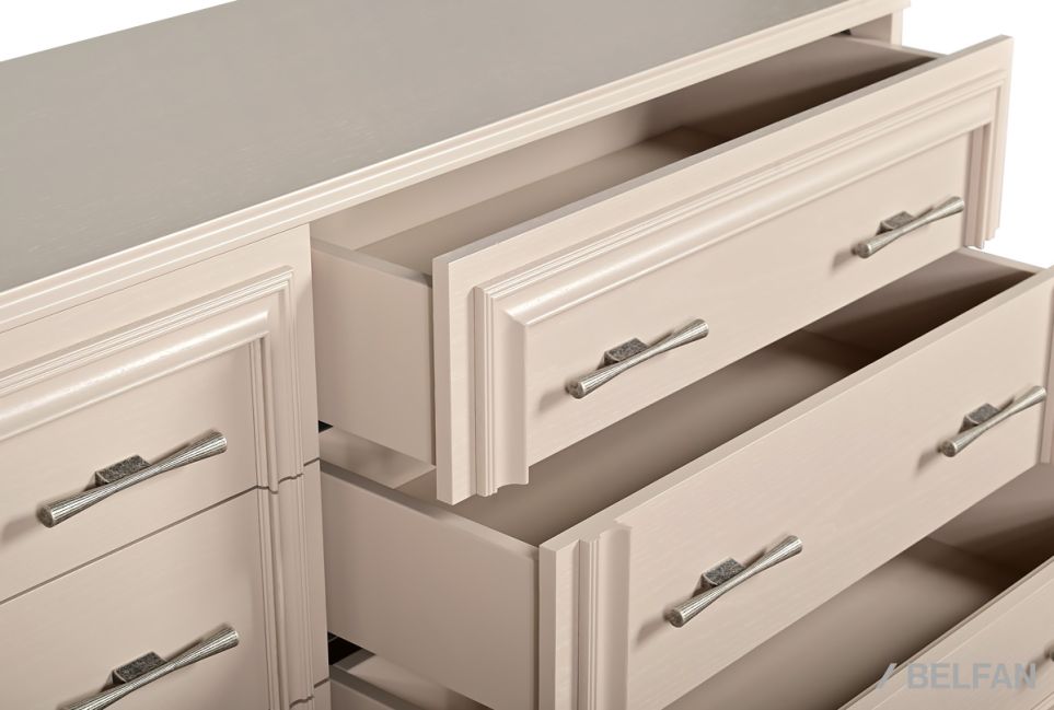 Комод "Сакраменто" 6 массив и шпон дуба, МДФ 4