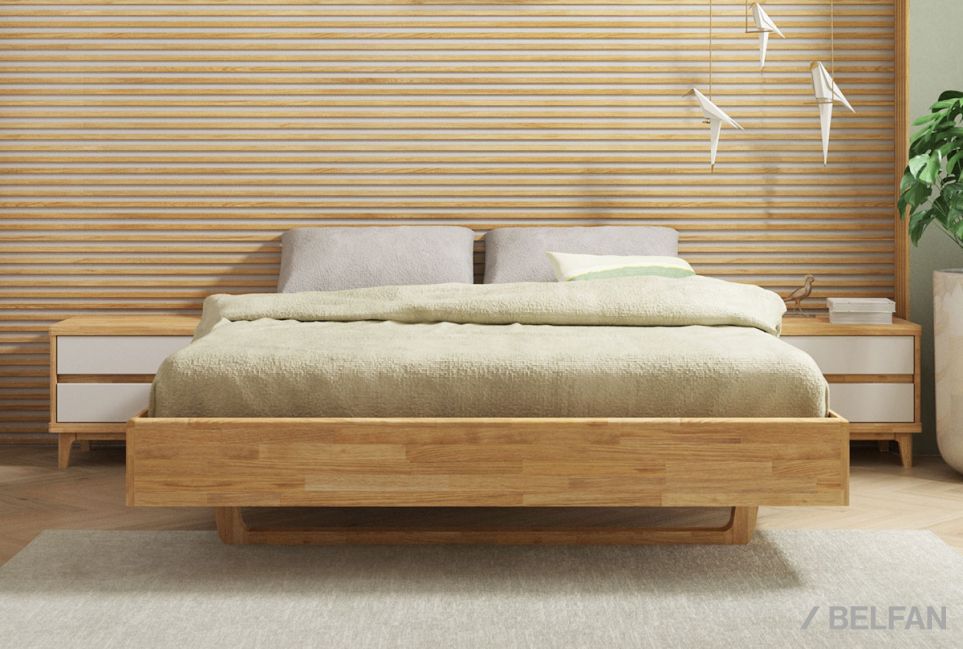 Тумба прикроватная "Wallstreet" массив дуба, МДФ 7