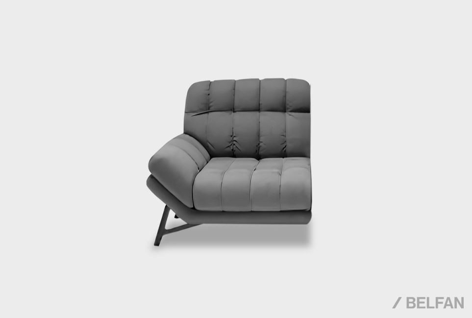 "Space" секция одноместная с подлокотником  15L 1