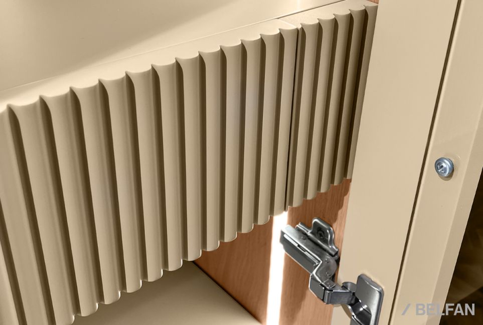 Витрина 1-но дверная "Avenue" (правая) шпон дуба, МДФ, металл 12