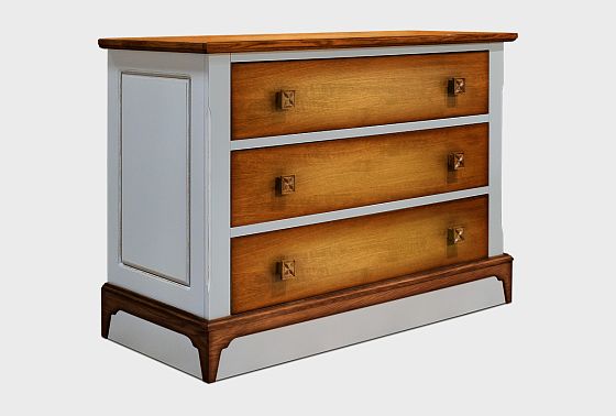 Комод "Brianson" массив и шпон дуба, МДФ 3