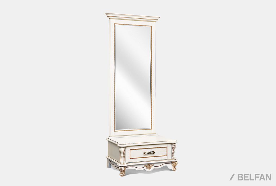 Зеркало напольное "Алези" массив и шпон дуба 1