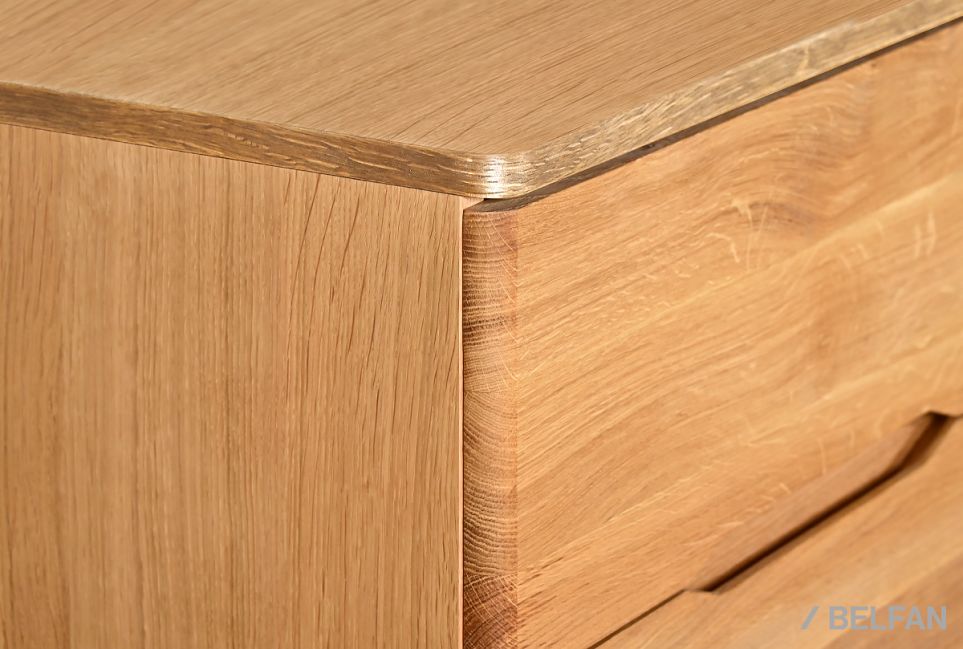 Комод "Elva" B-5 высокий массив и шпон дуба 3