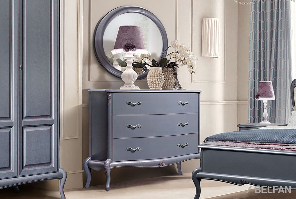 Зеркало  "Fleuron" (круглое) МДФ 2