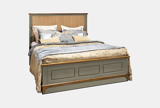 Кровать "Бриансон" массив и шпон дуба, МДФ 6