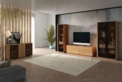 Шкаф с витриной 2-х дв. "Origin" 