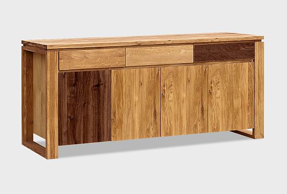 Тумба "Берген" В-43 массив и шпон дуба 4