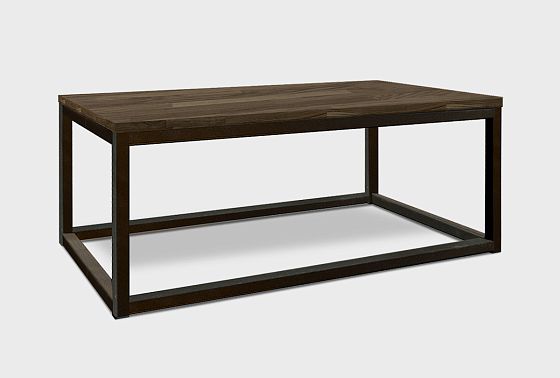 Стол журнальный "Art Collection" прямоугольный 259 массив дуба, металл 2