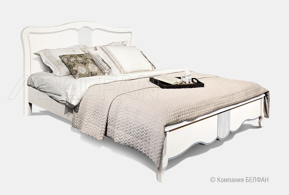Кровать "Katrin" (низкое изножье) массив дуба 1