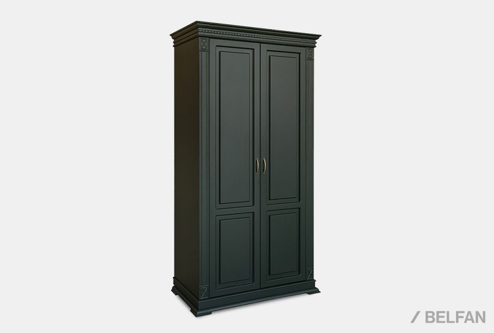 Шкаф для одежды 2-х дв. "Верди Люкс 2/2" массив и шпон дуба 3