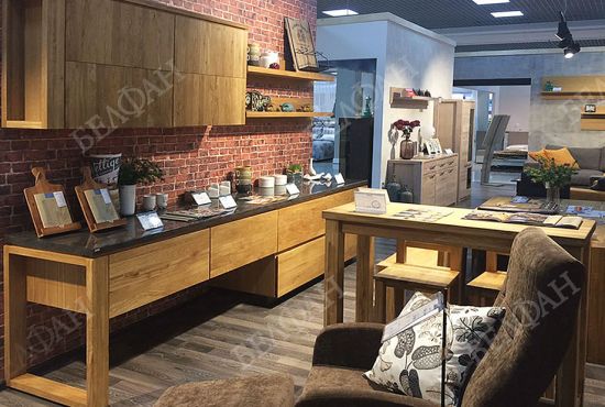 Komplekt Mebeli Dlya Kuhni Bergen Var 1 Rasprodazha Kuhni Iz Naturalnogo Duba V Stile Loft