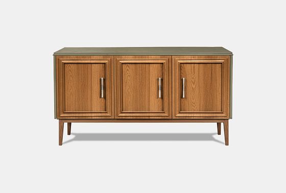 Тумба "Сакраменто" 3 массив и шпон дуба, МДФ 5