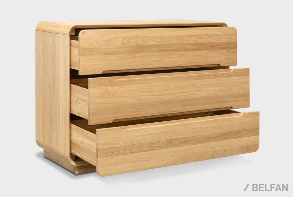 Комод "Монблан" 3 массив дуба 4