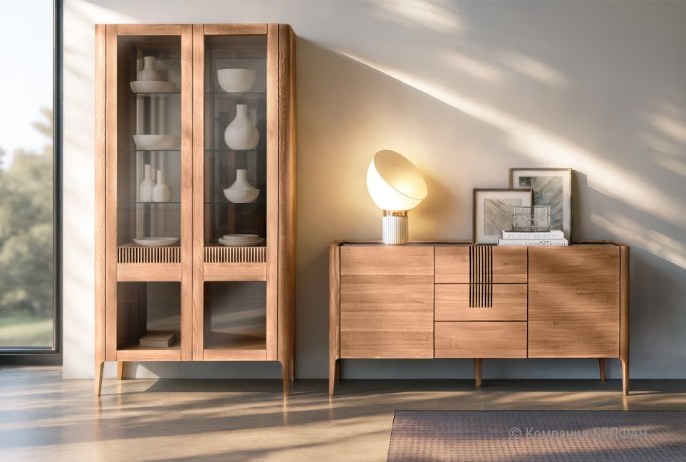 Тумба "Bergamo" 3 (с ящиками) массив дуба 3