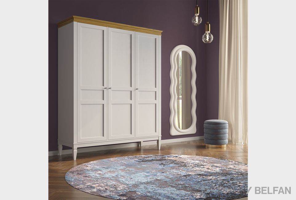 Шкаф для одежды 3-х дверный "Ольса-С" 30 массив сосны 1