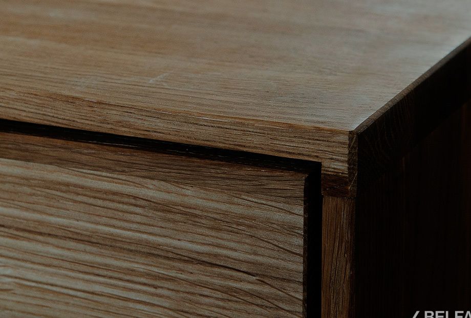 Шкаф навесной горизонтальный "Ирвинг" массив дуба 2