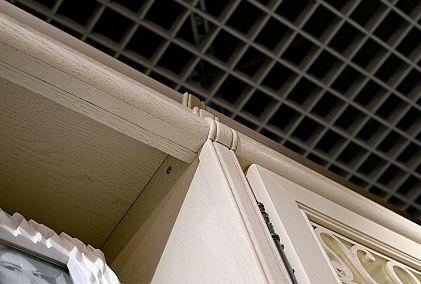 Шкаф 1-но дверный со стеклом "Тэфи" (левый)