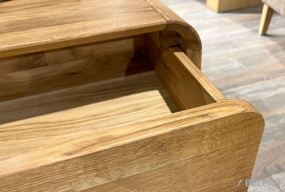 Тумба прикроватная "Монблан" массив дуба 4