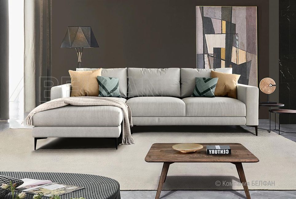 "Мэттью" диван с оттоманкой 1