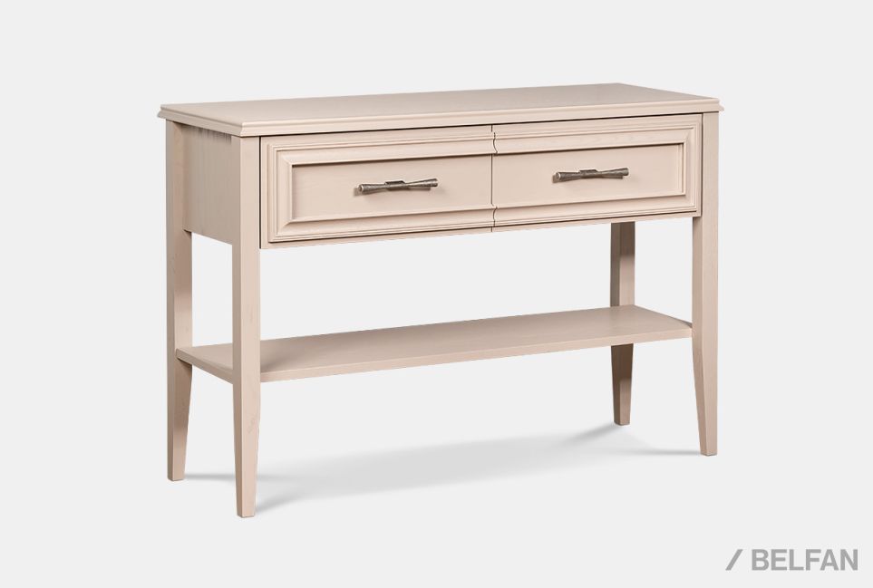 Стол-консоль "Сакраменто" массив и шпон дуба, МДФ 2