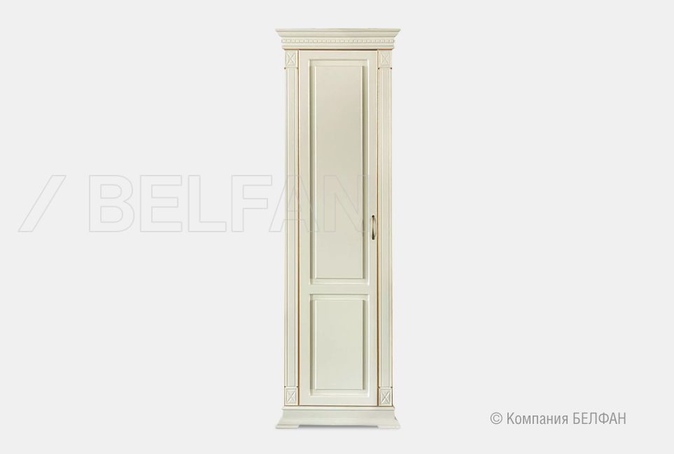 Шкаф 1-но дверный "Верди Люкс" массив и шпон дуба 1