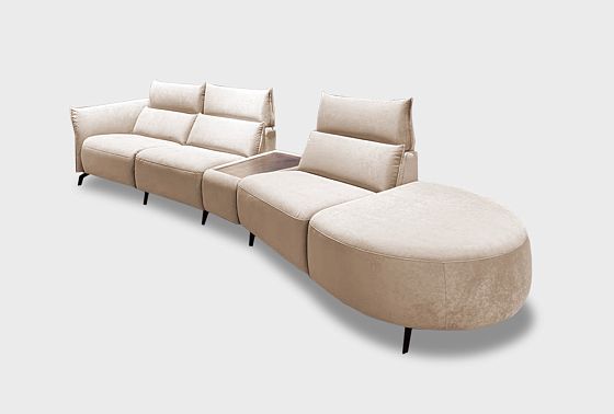 "Floyd" диван с оттоманкой  2