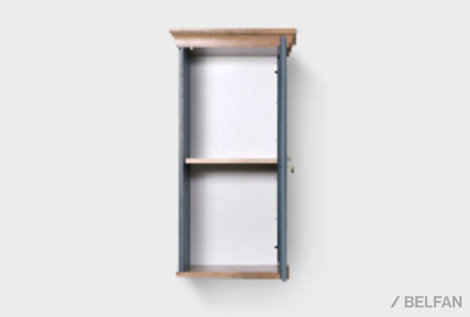 Шкаф настенный "Стюарт" (правый) массив и шпон дуба 3