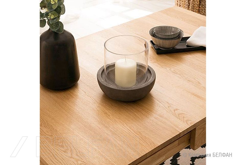 Стол обеденный "Норд" (раскладной) массив дуба 3