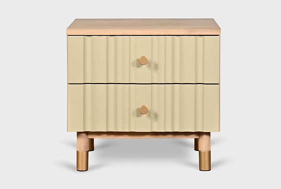 Тумба прикроватная "Меридиан" массив дуба, МДФ 7