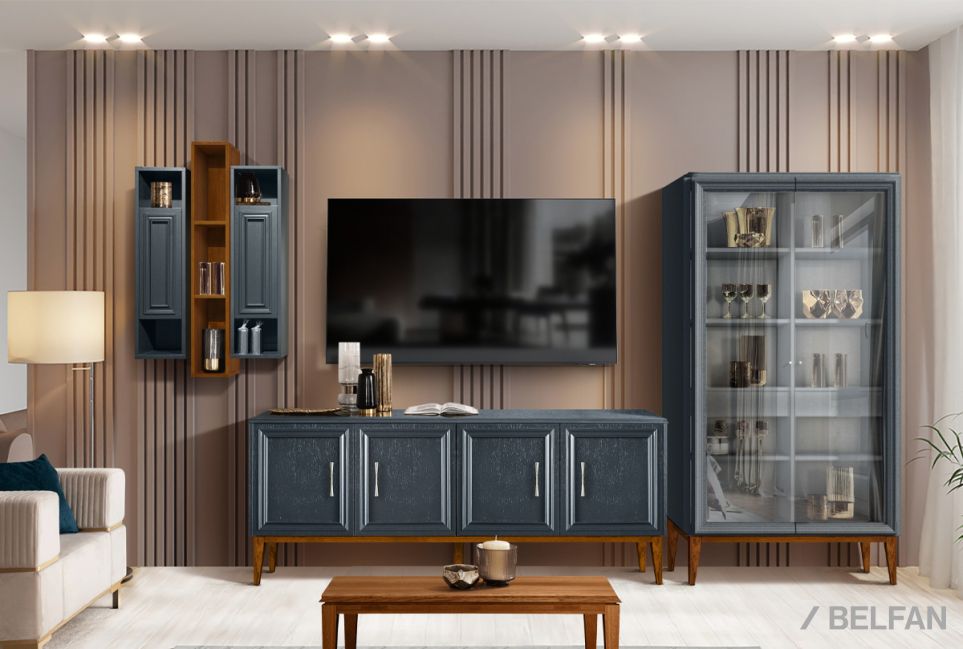 Стеллаж настенный "Сакраменто" МДФ, шпон дуба 6