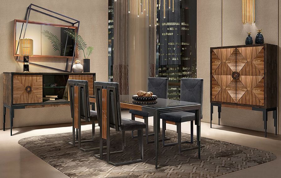 Зеркало настенное "Black" 140 3