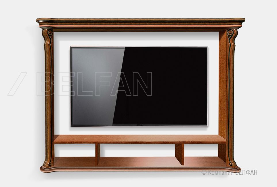 Полка "Алези 1" массив и шпон дуба 1