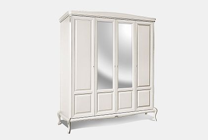 Шкаф для одежды "Fleuron" 4-х дв. (с зеркалом)