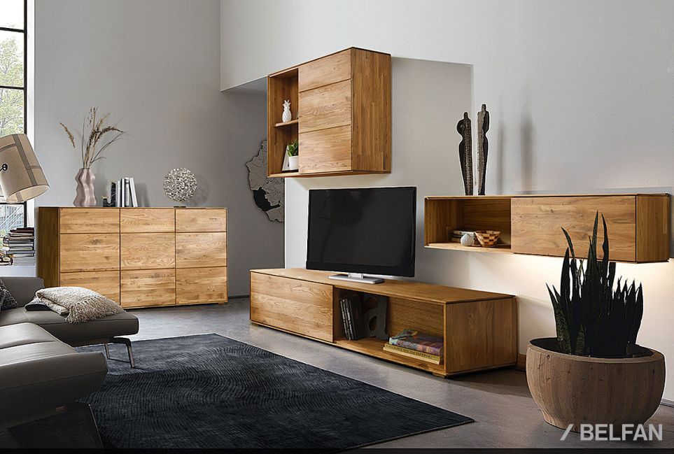 Тумба навесная "Гринвуд" 170 массив дуба 3