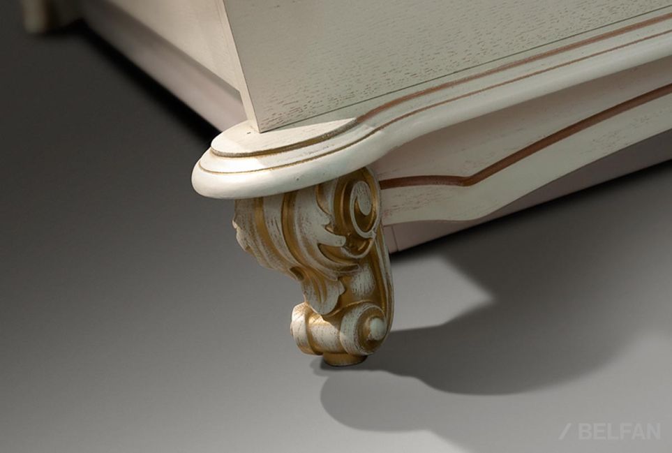 Кровать "Алези" (низкое изножье) массив и шпон дуба 2