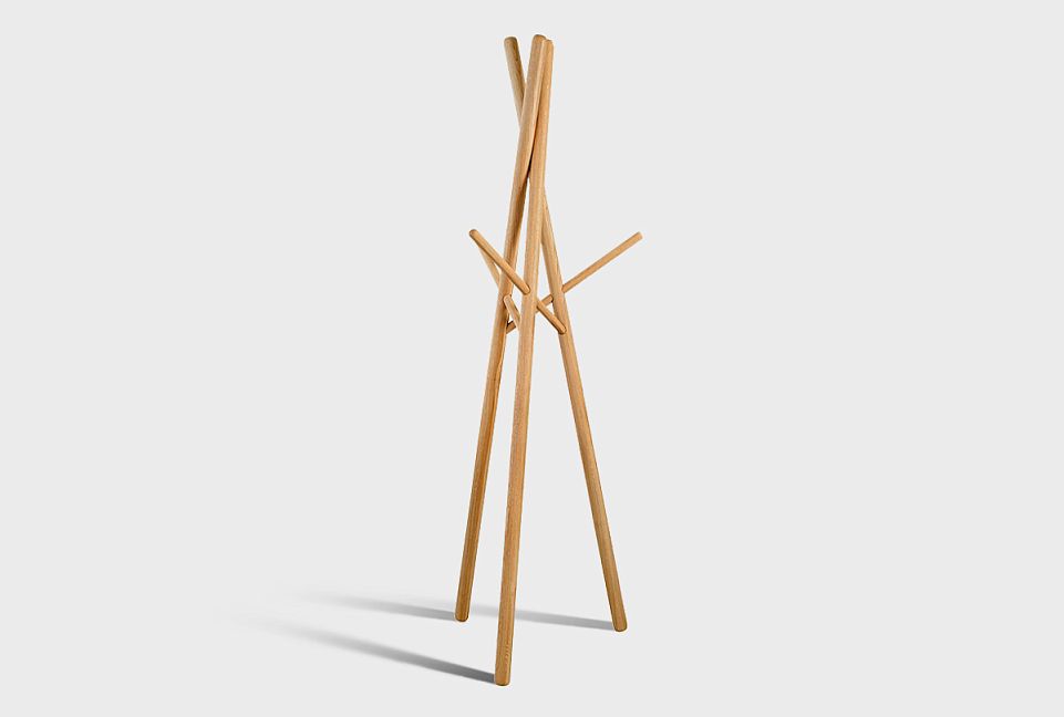 Вешалка напольная "Art Collection"; бейц-масло