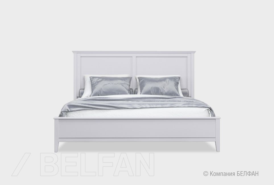 Кровать "Адель" массив ольхи, МДФ 2