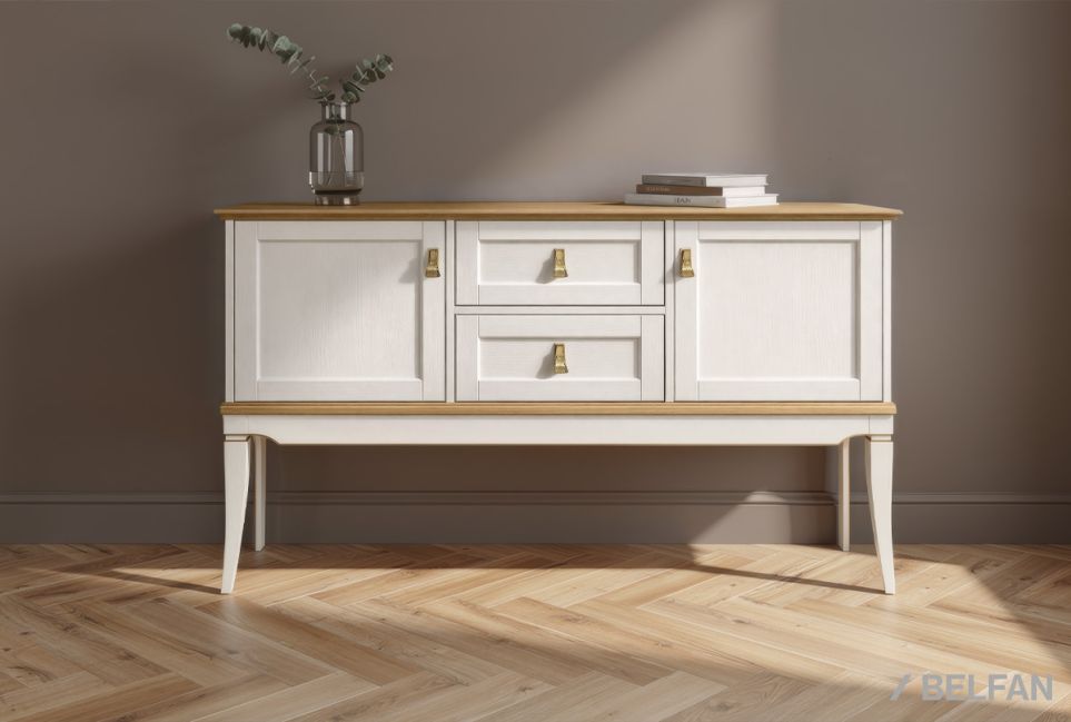 Тумба "Стюарт" массив и шпон дуба 1