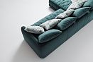 "Kassel" диван с оттоманкой XL; раскл.; 3ML6MR; Выкатной Roll-out (1750*2000); правый; Tiffany 38+Tiffany 03 (гр.Т6/МТХ)