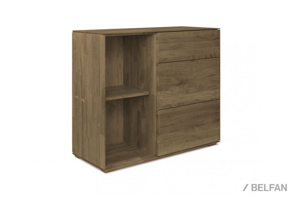 Тумба "Гринвуд" 2 (с нишей) массив дуба 1