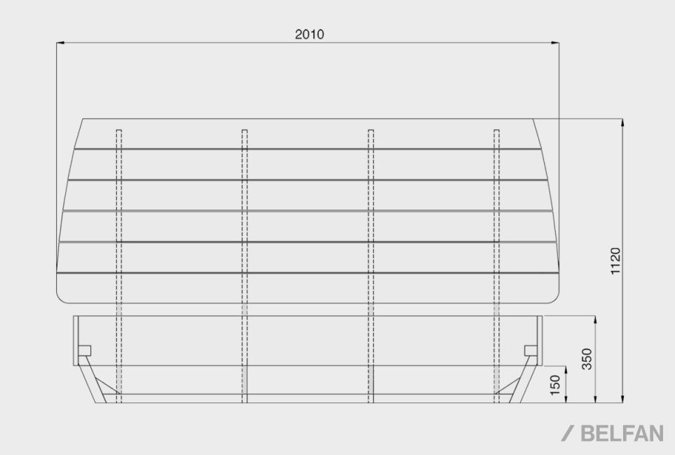 Кровать "Wallstreet" (комбинированная) массив дуба, МДФ 6