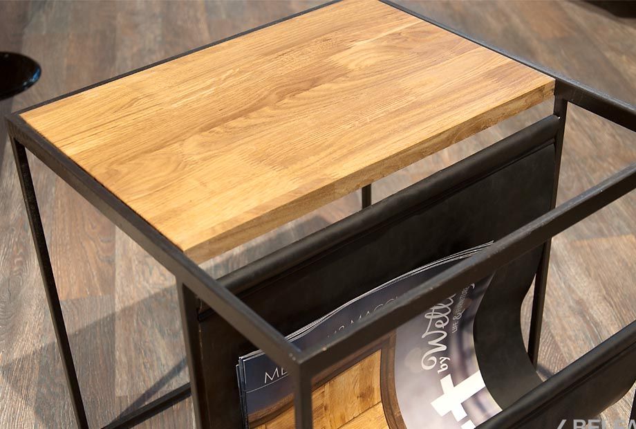 Стол журнальный "Art Collection" c газетницей массив дуба 5