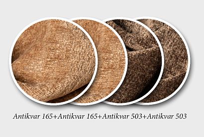 "Леформ" диван 3-х модульный ; нераскл.; 15L25R; венге; Antikvar 165+Antikvar 165+Antikvar 503+Antikvar 503 (гр.4/МТХ)