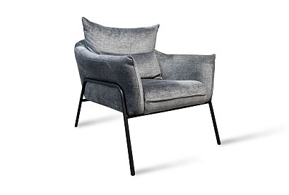 "Купер" кресло; нераскл.; 12; металл черный; Missoni 06(32690) (гр. 2)