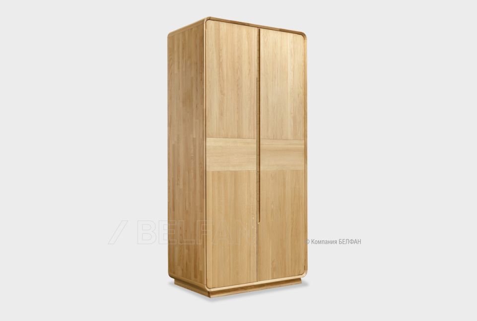 Шкаф для одежды 2-х дверный "Монблан"; бейц-масло