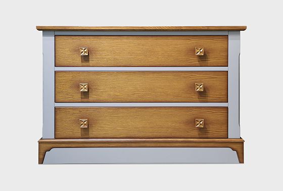 Комод "Бриансон" массив и шпон дуба, МДФ 7