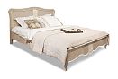 Кровать "Katrin" (низкое изножье); без основания, без матраса; (1400х2000); жемчужный дуб