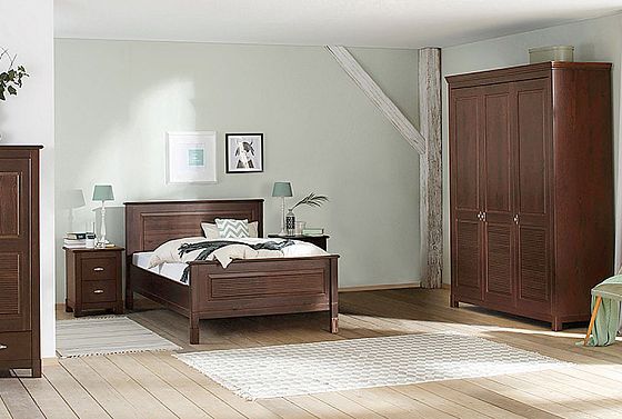 Шкаф для одежды 2-х дв. "Рауна" 21 массив сосны 5