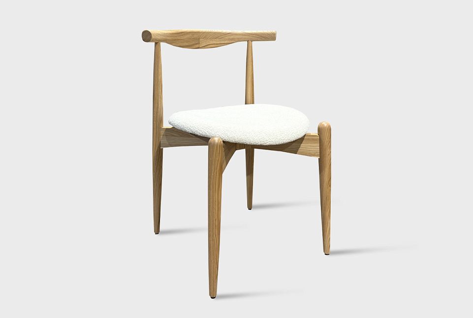 Стул "Bremen"; графит; Lammby 41 milk